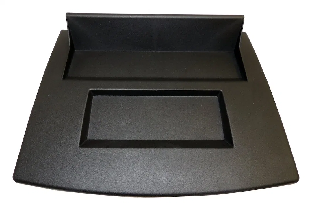 RT27022 – CROWN AUTO Dash Panel, Upper Panel With Tray Painted Black Plastic